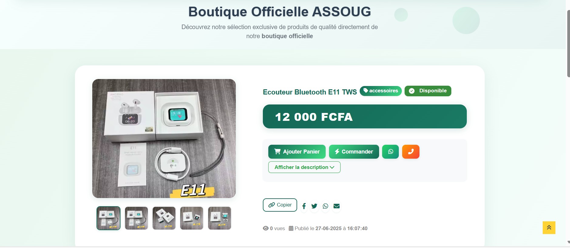 Produit ASSOUG